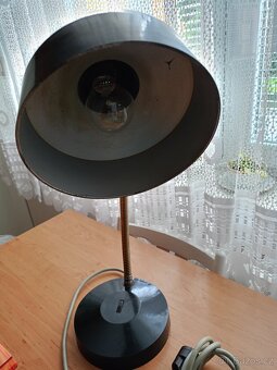 Retro černá lampa bakelit - 5