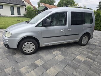 Vw caddy 1.9 tdi , 77kw, 5míst klima,el.okna - 5