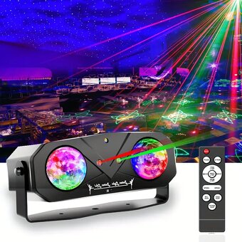 Prodám nové párty světlo -laser +ball Pouze rozbaleno - 5