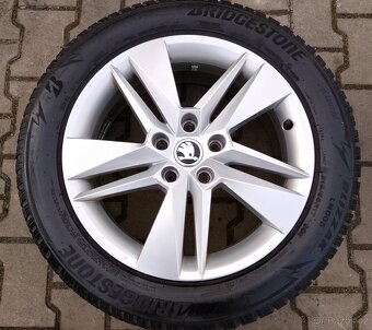 Zimní alu disky originální Škoda Superb III 5x112 R17 - 5