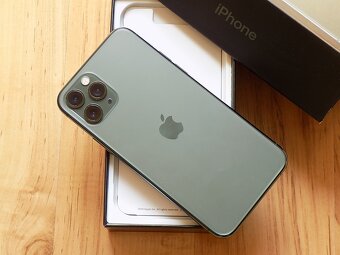 Apple iPhone 11 Pro 256GB Midnight Green - ZÁRUKA - TOP STAV - 5