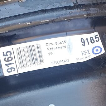 Disky na Škoda, VW, Seat 6Jx15 ET47 č. AF69 - 5