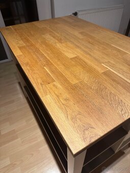 Kuchyňský ostrůvek- dub/bílý mat - 5