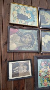 Prodám starožitné náboženské obrazy- cena za kus 399Kč - 5