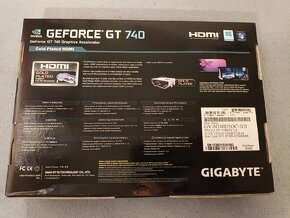 Nvidia Gigabyte GT 740 2 Gb, 1072/5400 Mhz s příslušenstvím - 5