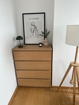 Nábytek série MALM, postel 160x200, komody - 5
