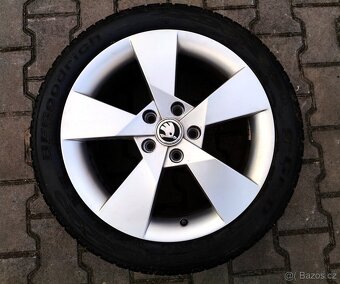 Alu kola originál Škoda Octavia III 5x112 R17 Denom - 5