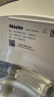 Pračka Miele W1 9kg top model - 5
