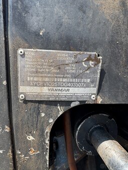 Pasový rypadlo Yanmar Vio 25-4 - 5