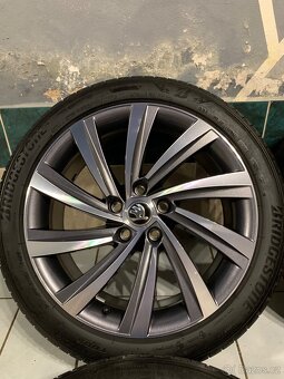 Alu kola Škoda R18 5X112 LETNÍ PNEU 225/45 R18 PERSEUS - 5