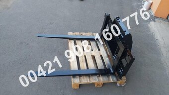 Prodám paletizační vidle na stroj Mecalac 10, 12, 8, 15 bagr - 5