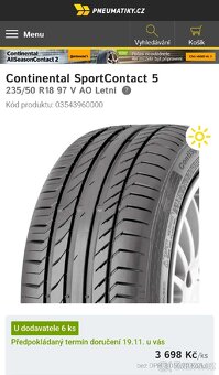 Continental SportContact 5 (235/50 R18) - 5