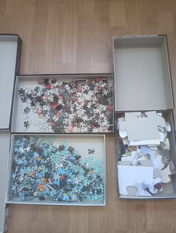 Puzzle Dino 500 dílků + dětské puzzle dinosaurů 30 dílků - 5