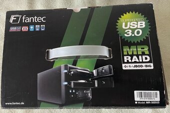 HDD externí box pro 2x 3,5´ SATA přes USB 3,0 - 5