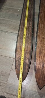 Prodám RETRO lyže - 5