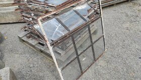 Stará železná okna, fabrické okno, tovární okna, 43 ks - 5