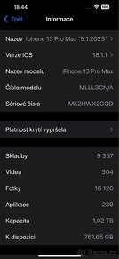 Nabídka iPhone 13 Pro Max 1Tb - 5