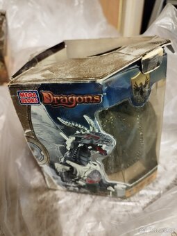 5 draků ze sběratelské série Dragons Metal Ages - Mega Bloks - 5