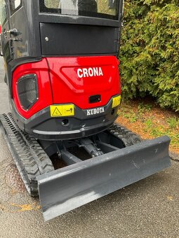 Bagr CR26C s vyhřívanou kabinou, 2,5 t, Kubota motor - 5