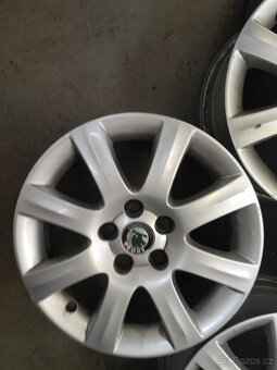 Alu kola 5x100 r15 Škoda - 5