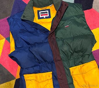 LEVIS STYLOVÁ PARÁDNÍ ZIMNÍ PÁNSKÁ PÉŘOVÁ VESTA XXL-XXXL - 5
