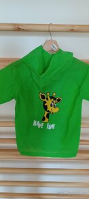 Komplet 86/92 mikiny+bundička+pláštěnka - 5