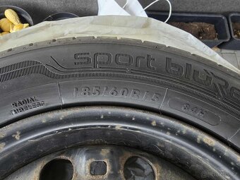 4 x letní pneu 185/60 R15 84H Dunlop Škoda Fabia 3, Rapid - 5