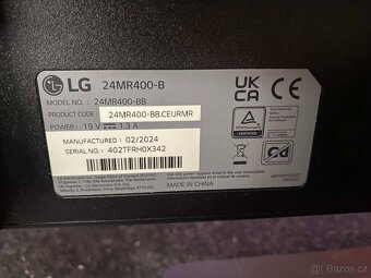 Monitor LG 24MR400-B  -  Jako nový - 5