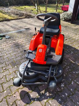 Husqvarna Rider 112C  + vozík Hecht - 5