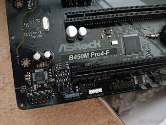 MB ASROCK B450M PRO4-F + CPU + RAM, sock. AM4 - 5