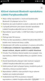 Reproduktor LAMAX PartyBoomBox 300 - 5