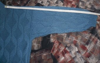 Prodám: pánský teplý modrý svetr, málo nošený za 550 Kč - 5