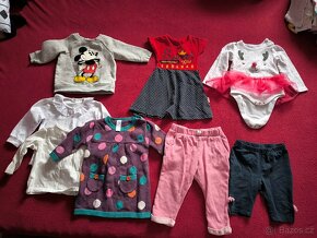 Oblečení pro miminko holčičku, velikost 74, 90ks - 5
