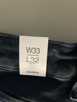 Luxusní pánské džíny/rifle zn. Gabba-prodlouž. délka-NOVÉ - 5