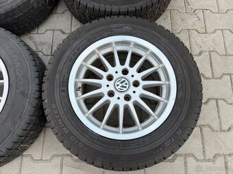 4x al kola 5x120 16 + pneu zimní 215/65 R16C - 5