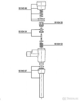 Splachovač tlakový pro pisoár 1/2” - 5