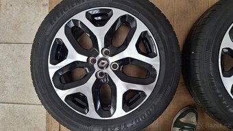 Alu kola Renault 17" 4x100 letní pneu 205/55 R17 7mm Captur - 5