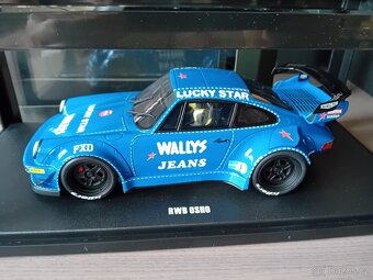 Porsche 911 RWB a BMW Alpina B8 Gran Coupe 1:18 GT Spirit - 5