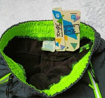 Nové SOFTSHELLOVÉ KALHOTY s fleecem-KUGO, 5-6 let, 116 cm - 5