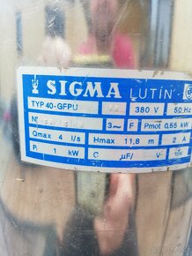 Nerezové čerpadlo Sigma typ 40-GFPU - 5