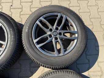 4x al kola 5x114.3 17 + pneu zimní 215/65 R17 - 5