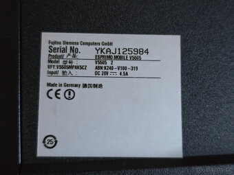 Notebook Fujitsu Siemens Esprimo Mobile V5505 - 5