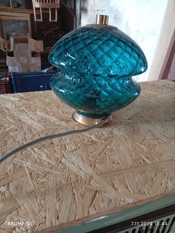 Modré sklo lampa - 5