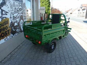 Elektrická pracovní tříkolka Cargo G1 1000W COC zelená - 5