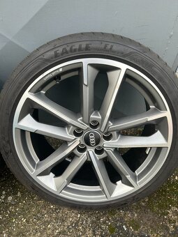 Alu kola R18 5x100 Audi + Letní pneu 215/40/18 Goodyear - 5