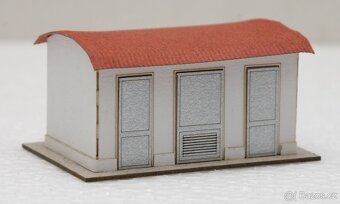 Drážní stavby laser-cut - modelová železnice H0 (1:87) - 5