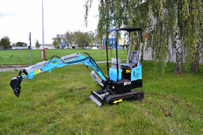 Minibagr naftový motor Koop 1000kg nekonečná otoč - 5
