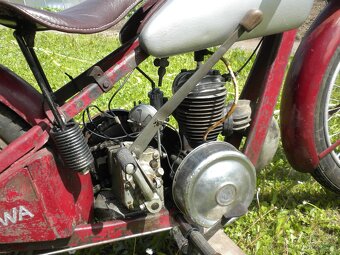 JAWA VILLIERS r.v.1933 ,pojízdná,dlouhá léta uložená na půdě - 5
