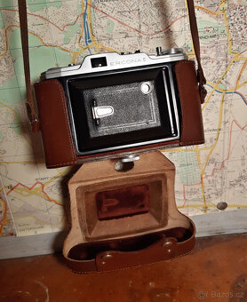 měchový fotoaparát Ercona II, Carl Zeiss Tessar, TOP stav - 5