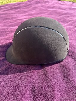 Jezdecká přilba Samshield alcantara/lesk/kůže - 5